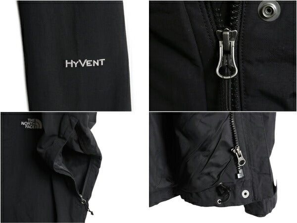 US企画 ノースフェイス HYVENT マウンテンパーカー ジャケット レディース S 古着 The North Face アウトドア ナイロン マンパ ブルゾン 黒