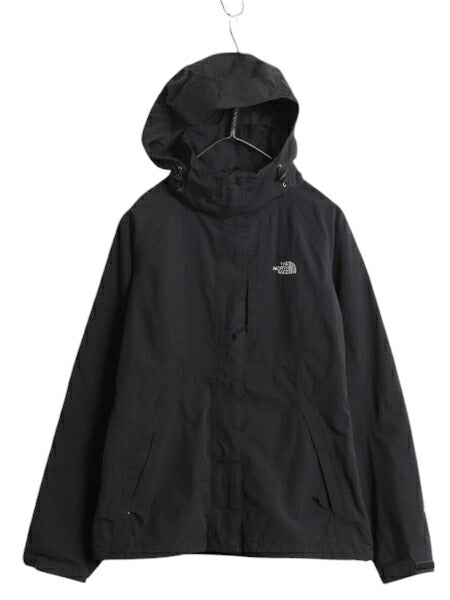 US企画 ノースフェイス HYVENT マウンテンパーカー ジャケット レディース S 古着 The North Face アウトドア ナイロン マンパ ブルゾン 黒