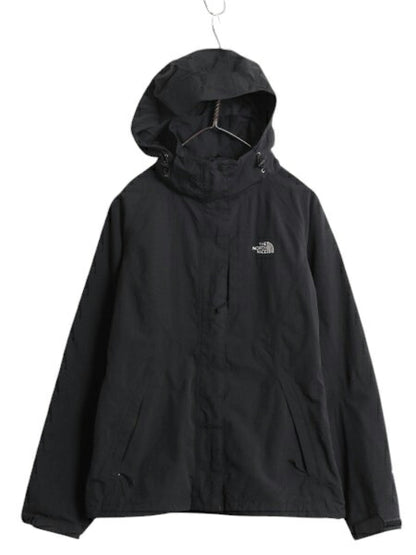 US企画 ノースフェイス HYVENT マウンテンパーカー ジャケット レディース S 古着 The North Face アウトドア ナイロン マンパ ブルゾン 黒