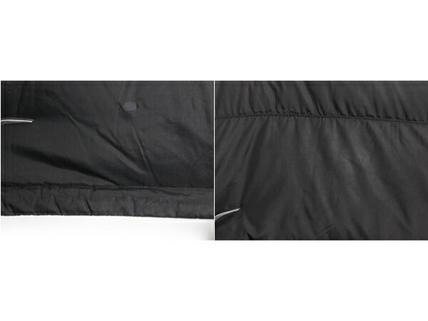 ノースフェイス ナイロン ダウン ジャケット メンズ L / The North Face ブルゾン ハイネック フルジップ キルティング 550フィル ブラック