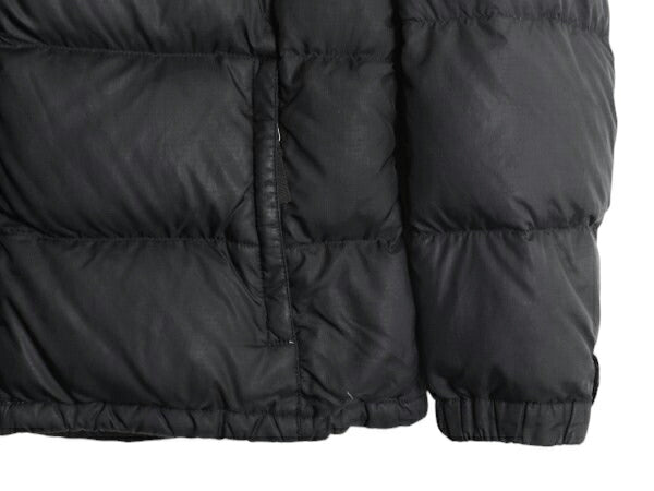 ノースフェイス ヌプシ ダウン ジャケット レディース XL メンズ S 程 The North face NUPTSE アウトドア ナイロン 700フィル ブルゾン 黒