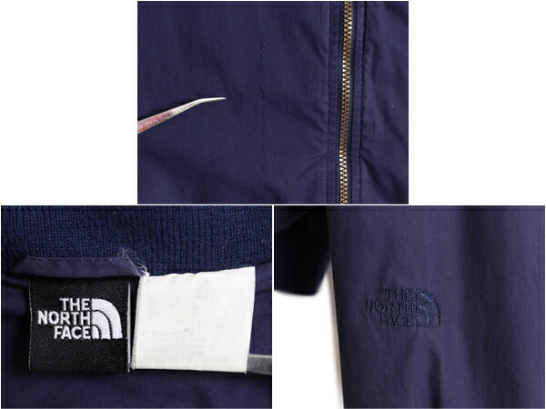90s ノースフェイス MA-1 タイプ コットン ジャケット メンズ L 古着 オールド The North Face ジャンパー ブルゾン アウトドア ボンバー