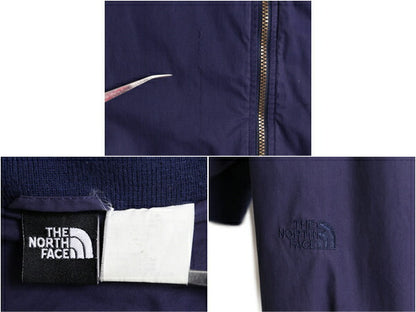 90s ノースフェイス MA-1 タイプ コットン ジャケット メンズ L 古着 オールド The North Face ジャンパー ブルゾン アウトドア ボンバー