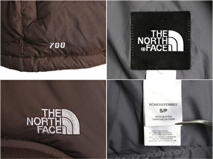 ノースフェイス ヌプシ ダウン ベスト レディース S The North face アウトドア NUPTSE 700フィル フルジップ 重ね着 前開き パッカブル 茶