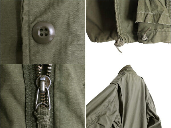 70s 米軍実物 US ARMY M-65 フィールド ジャケット SMALL SHORT 79年製 ヴィンテージ ミリタリー ジャンパー 軍物 3rd ブラス M65 カーキ