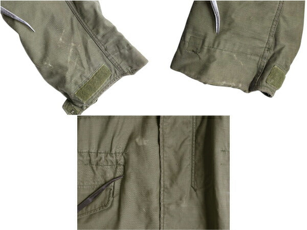 70s 米軍実物 US ARMY M-65 フィールド ジャケット SMALL SHORT 79年製 ヴィンテージ ミリタリー ジャンパー 軍物 3rd ブラス M65 カーキ