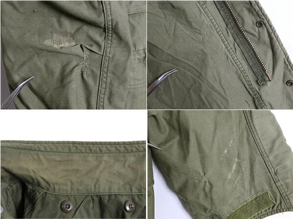 70s 米軍実物 US ARMY M-65 フィールド ジャケット SMALL SHORT 79年製 ヴィンテージ ミリタリー ジャンパー 軍物 3rd ブラス M65 カーキ