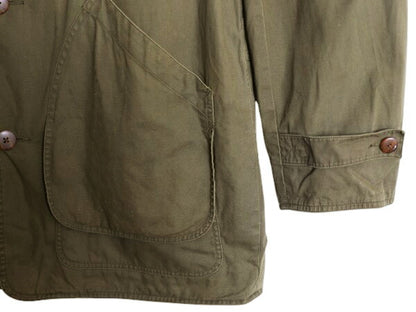 90s ジェイクルー ハンティング ジャケット メンズ L / オールド JCREW 巨人タグ チェック ライナー付き コットン カバーオール アウトドア