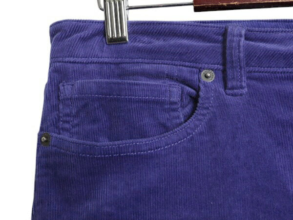パタゴニア 細畝 コーデュロイ パンツ レディース 28 14年製 PATAGONIA アウトドア ストレート ストレッチ コットン ノータック スラックス
