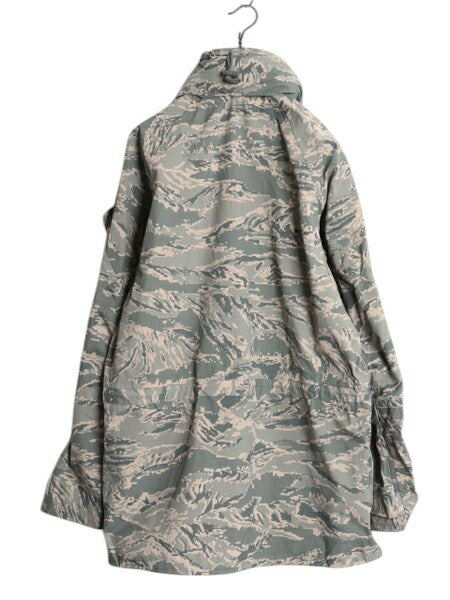デッドストック 米軍実物 APECS デジタル タイガーカモ 迷彩 ゴアテックス ジャケット / SMALL LONG 新品 軍物 17年製 ミリタリー USAF ABU