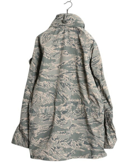 デッドストック 米軍実物 APECS デジタル タイガーカモ 迷彩 ゴアテックス ジャケット / SMALL LONG 新品 軍物 17年製 ミリタリー USAF ABU