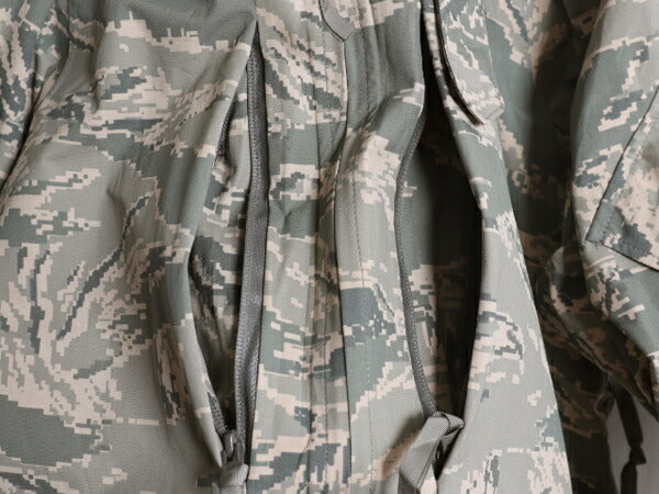 デッドストック 米軍実物 APECS デジタル タイガーカモ 迷彩 ゴアテックス ジャケット / SMALL LONG 新品 軍物 17年製 ミリタリー USAF ABU