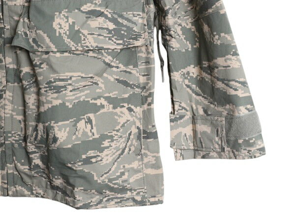 デッドストック 米軍実物 APECS デジタル タイガーカモ 迷彩 ゴアテックス ジャケット / SMALL LONG 新品 軍物 17年製 ミリタリー USAF ABU