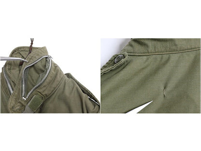 60s 米軍実物 US ARMY M-65 フィールド ジャケット SMALL REGULAR 古着 69年製 ヴィンテージ ミリタリー 2nd アルミジップ M65 ジャンパー