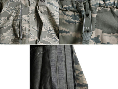 デッドストック 米軍実物 APECS デジタル タイガーカモ 迷彩 ゴアテックス ジャケット / SMALL REGULAR 新品 09年製 ミリタリー USAF ABU