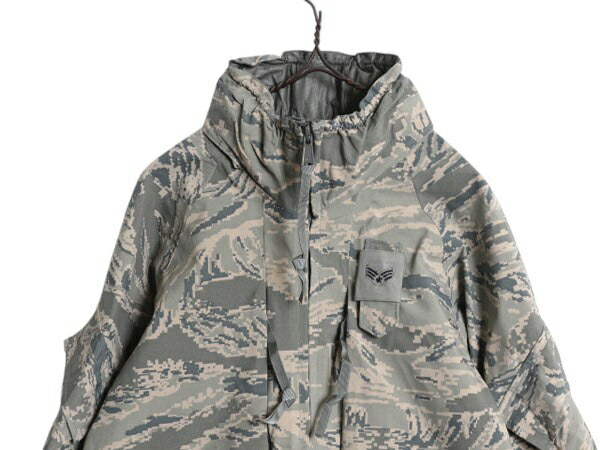 デッドストック 米軍実物 APECS デジタル タイガーカモ 迷彩 ゴアテックス ジャケット / SMALL REGULAR 新品 09年製 ミリタリー USAF ABU
