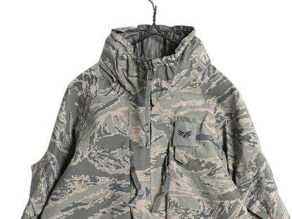 デッドストック 米軍実物 APECS デジタル タイガーカモ 迷彩 ゴアテックス ジャケット / SMALL REGULAR 新品 09年製 ミリタリー USAF ABU