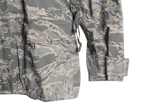 デッドストック 米軍実物 APECS デジタル タイガーカモ 迷彩 ゴアテックス ジャケット / SMALL X-SHORT 新品 09年製 ミリタリー USAF ABU