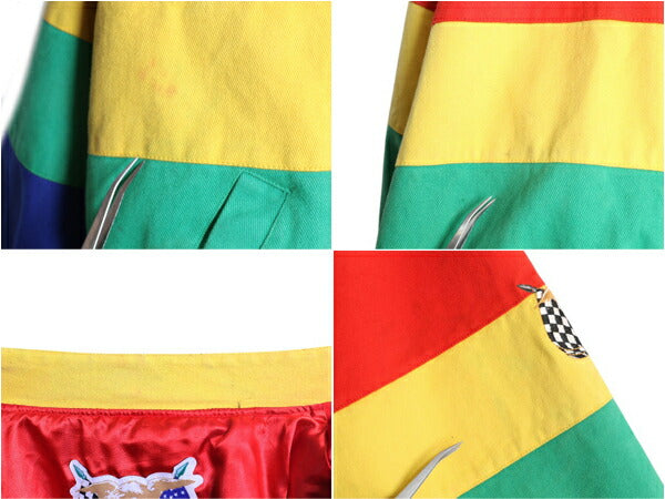 90s ジェフハミルトン レーシング ジャケット メンズ XXL / 古着 オールド 当時物 NASCAR 50周年記念 DUPONT コットン 企業物 大きいサイズ