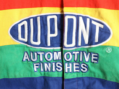 90s ジェフハミルトン レーシング ジャケット メンズ XXL / 古着 オールド 当時物 NASCAR 50周年記念 DUPONT コットン 企業物 大きいサイズ