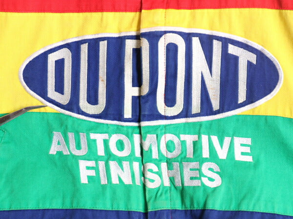90s ナスカー オフィシャル コットン レーシング ジャケット メンズ XL 古着 オールド CHASE NASCAR ジェフゴードン DUPONT 当時物 企業物