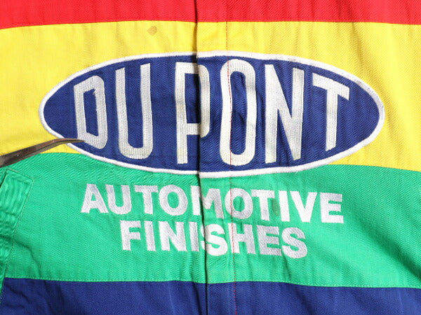 90s ナスカー オフィシャル コットン レーシング ジャケット メンズ XL 古着 オールド CHASE NASCAR ジェフゴードン DUPONT 当時物 企業物