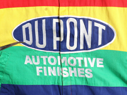 90s ナスカー オフィシャル コットン レーシング ジャケット メンズ XL 古着 オールド CHASE NASCAR ジェフゴードン DUPONT 当時物 企業物