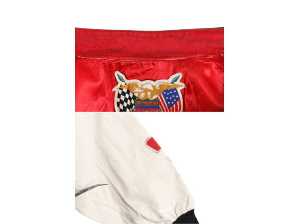 90s USA製 ジェフハミルトン ナスカー レーシング ジャケット メンズ XL オールド 当時物 NASCAR 企業物 ジャンパー ブルゾン 大きいサイズ