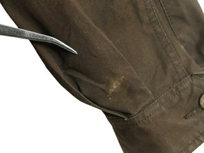 00s オービス ハンティング ジャケット メンズ M 旧タグ オールド ORVIS アウトドア コットン ノンワックス ハーフ コート フィールド 濃茶