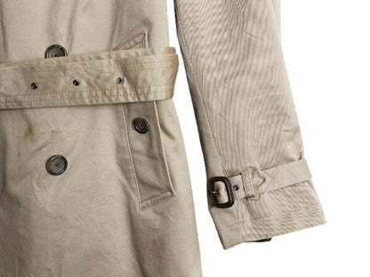 バナナリパブリック トレンチ ハーフ コート メンズ L BANANA REPUBLIC 中綿 キルティング 脱着 ライナー付き ジャケット カーキ ベージュ