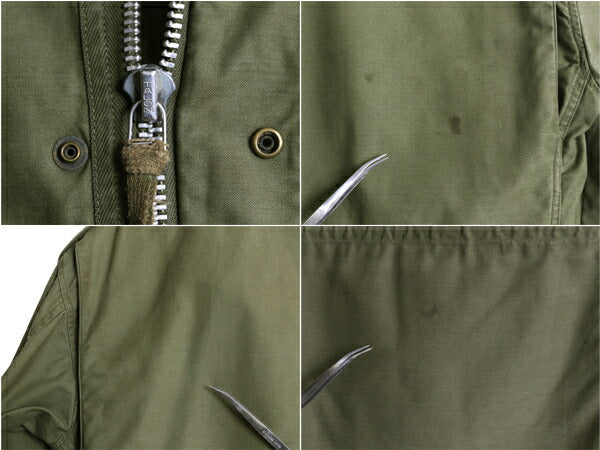 60s 米軍実物 US ARMY M-65 フィールド ジャケット SMALL SHORT 程 / 古着 ヴィンテージ ミリタリー ジャンパー ブルゾン 軍物 2nd アルミ