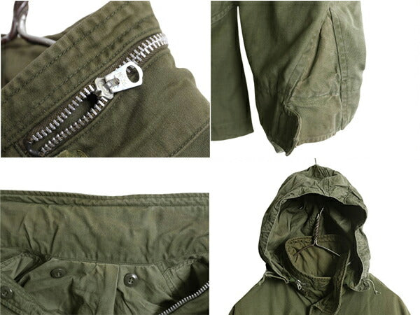 60s 米軍実物 US ARMY M-65 フィールド ジャケット SMALL SHORT 程 / 古着 ヴィンテージ ミリタリー ジャンパー ブルゾン 軍物 2nd アルミ