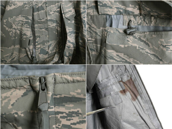 米軍実物 APECS デジタル タイガーカモ 迷彩 ゴアテックス ジャケット LARGE REGULAR 08年製 ミリタリー 軍物 USAF ABU ECWCS ジャンパー