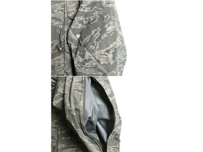 米軍実物 APECS デジタル タイガーカモ 迷彩 ゴアテックス ジャケット LARGE REGULAR 08年製 ミリタリー 軍物 USAF ABU ECWCS ジャンパー