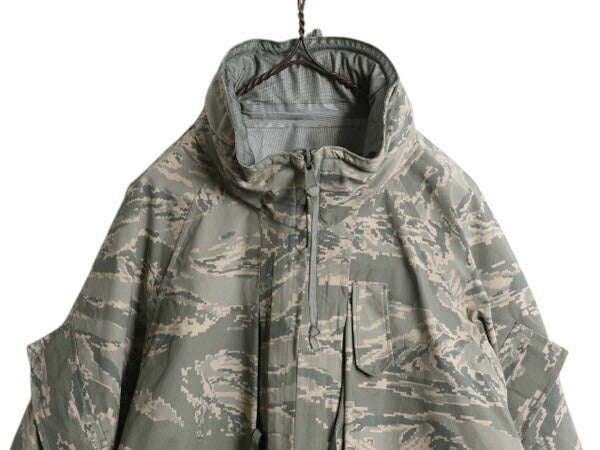 米軍実物 APECS デジタル タイガーカモ 迷彩 ゴアテックス ジャケット LARGE REGULAR 08年製 ミリタリー 軍物 USAF ABU ECWCS ジャンパー