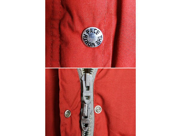 80s USA製 ノースフェイス ダウン ジャケット レディース L ヴィンテージ The North Face 茶タグ フルジップ ジャンパー タロン アウトドア