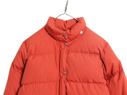 80s USA製 ノースフェイス ダウン ジャケット レディース L ヴィンテージ The North Face 茶タグ フルジップ ジャンパー タロン アウトドア