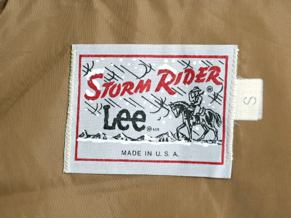 70s USA製 リー ストームライダー 中綿 ナイロン ベスト メンズ S 古着 ヴィンテージ Lee STORM RIDER フルジップ 前開き 無地 ウエスタン