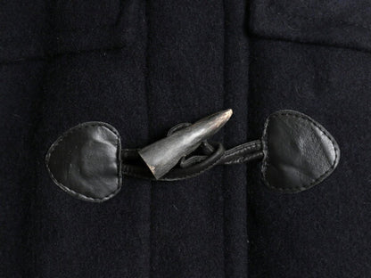 バブアー メルトン ウール ダッフル コート レディース S 古着 Barbour チェック ライナー 脱着 フード付き パーカー ジャケット 3ワラント