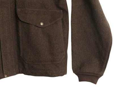 00s USA製 フィルソン ウール ボンバー ジャケット メンズ XL オールド FILSON マッキーノ ジャンパー ブルゾン 大きいサイズ ハンティング