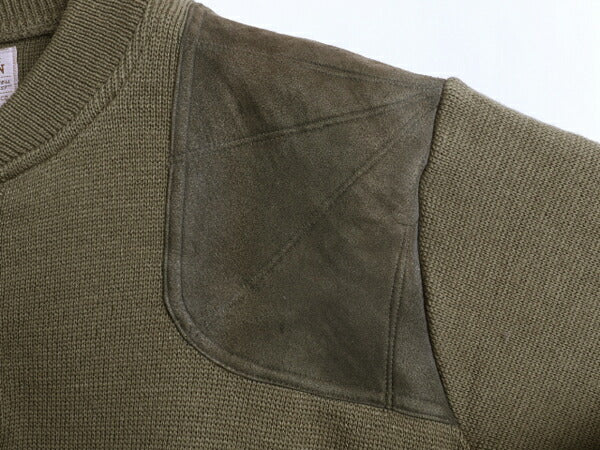 00s USA製 フィルソン ヘンリーネック ガイド セーター メンズ L 古着 FILSON オールド ウール ニット 本革 ヌバック レザー ハンティング
