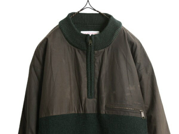 フィルソン ハーフジップ ガイド セーター メンズ XL 古着 FILSON ウール オイルド クロス プルオーバー ヘビーウェイト 大きいサイズ 廃盤