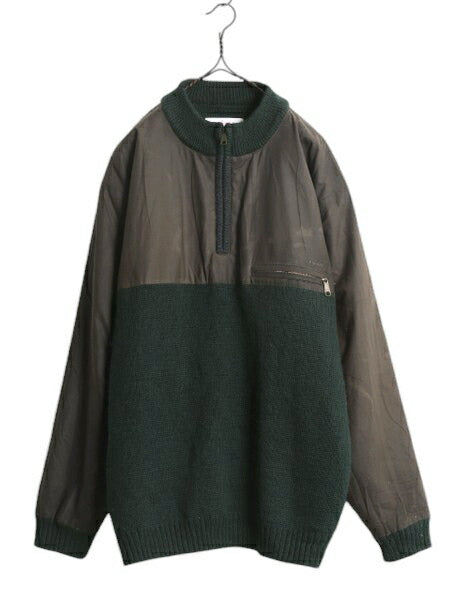 フィルソン ハーフジップ ガイド セーター メンズ XL 古着 FILSON ウール オイルド クロス プルオーバー ヘビーウェイト 大きいサイズ 廃盤