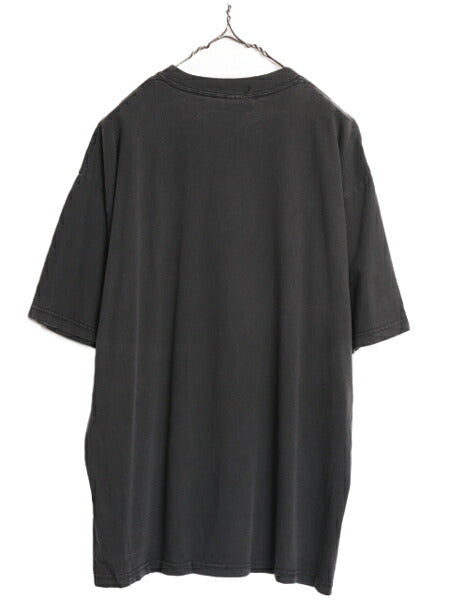 00s ジョーク メッセージ プリント Tシャツ メンズ XL / オールド 黒 グラフィック 当時物 大きいサイズ ヘビーウェイト プリントTシャツ