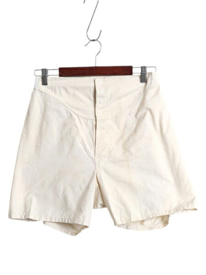 50s Ainsbrooke コットン パジャマ ショートパンツ メンズ S / ヴィンテージ ショーツ 短パン インナー 薄手 ゆったり 立体裁断 ナチュラル