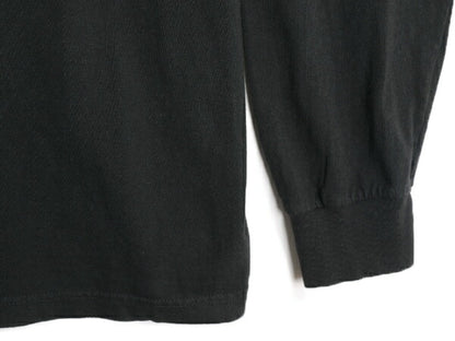 ノースフェイス ロゴ プリント 長袖 Tシャツ メンズ L / The North Face アウトドア ロンT クライミング ボックスロゴ バックプリント 黒