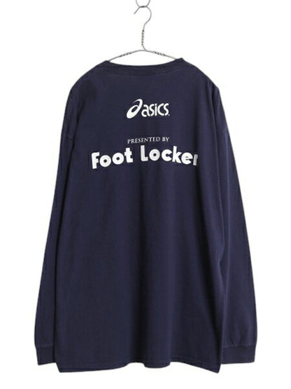 90s USA製 ディズニー ドナルド プリント 長袖Tシャツ メンズ XL オールド ロンT フットロッカー 大きいサイズ キャラクター ロングTシャツ
