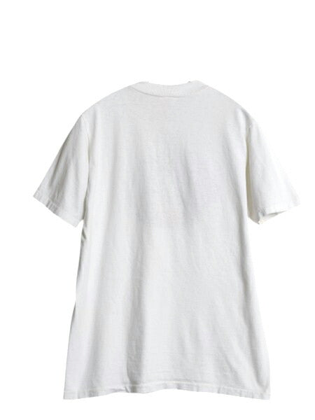 70s USA製 ウサギ キャラクター イラスト プリント Tシャツ メンズ レディース S 程 ヴィンテージ アニマル シングルステッチ ラビット 白