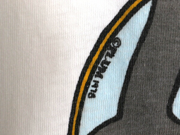 70s USA製 ウサギ キャラクター イラスト プリント Tシャツ メンズ レディース S 程 ヴィンテージ アニマル シングルステッチ ラビット 白