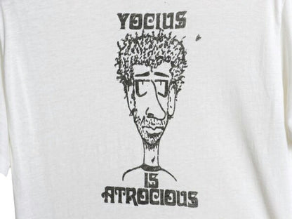 70s USA製 キャラクター イラスト 染込み プリント Tシャツ メンズ M / ヴィンテージ アート バックプリント シングルステッチ シアーズ 白